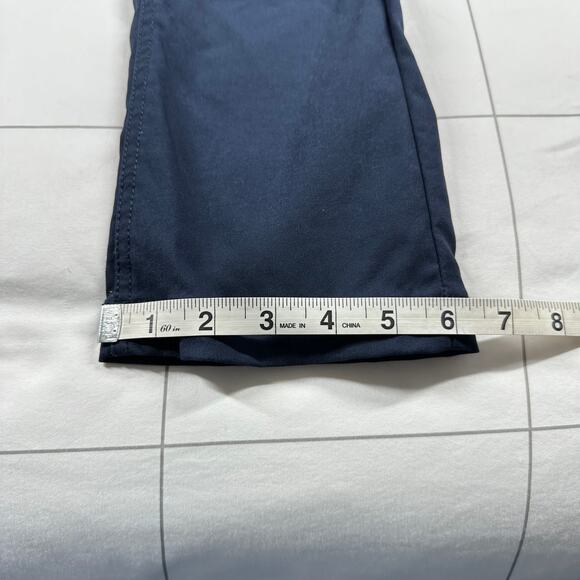 Prana Pants Womens 2 Regular Navy Blue Halle Straight Water Repellent Nylon Trek - Picture 12 of 12